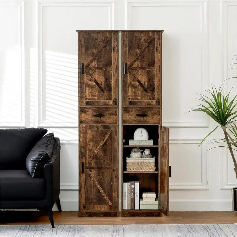 Bathroom Storage Cabinet with 2 Doors