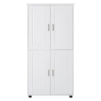 Tall and Wide Bathroom Floor Storage Cabinet