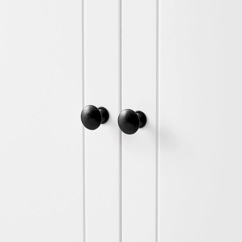 Storage Cabinet with 2 Doors and 4 Drawers