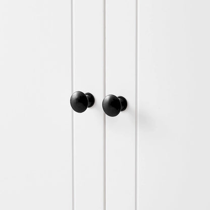 Storage Cabinet with 2 Doors and 4 Drawers