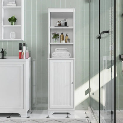 Bathroom Storage Cabinet - 12D x 16W x 60.5H