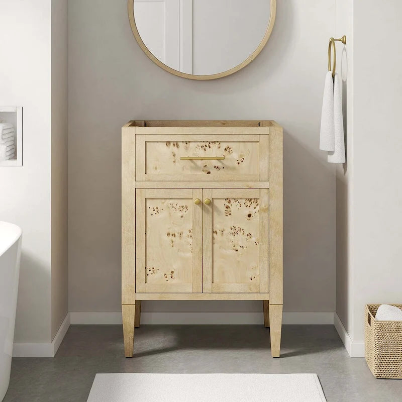 Elysian 24 Wood Bathroom Vanity Cabinet (Sink Basin Not Included)