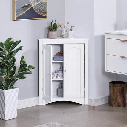 sideboard cabinet,corner cabinet,Bathroom Floor Corner Cabinet with Doors and Shelves, Kitchen, Living Room