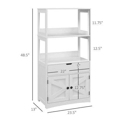 Farmhouse Bathroom Floor Cabinet