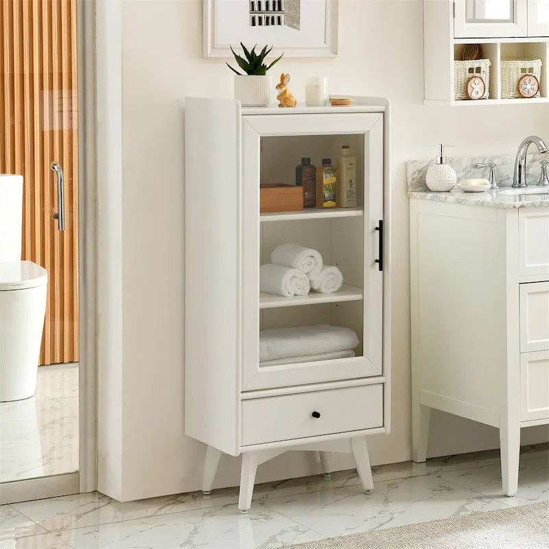 Bathroom Storage Cabinet with Adjustable Shelves