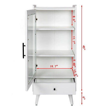 Bathroom Storage Cabinet with Adjustable Shelves