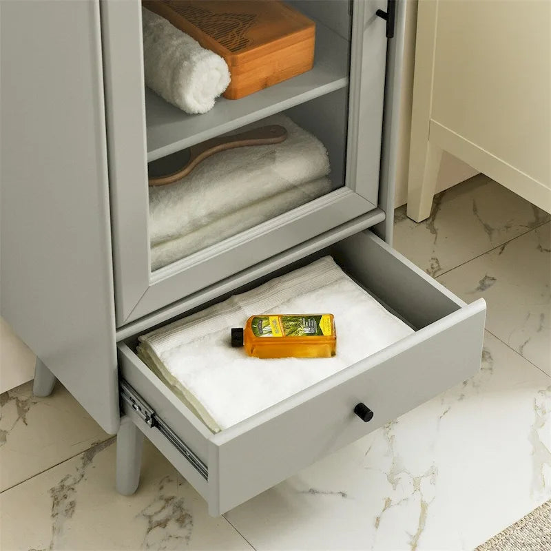 Bathroom Storage Cabinet with Adjustable Shelves