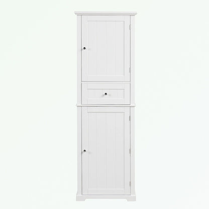 Bathroom Storage Cabinet with Drawer and Adjustable Shelf
