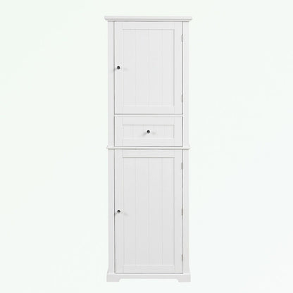 Bathroom Storage Cabinet with Drawer and Adjustable Shelf