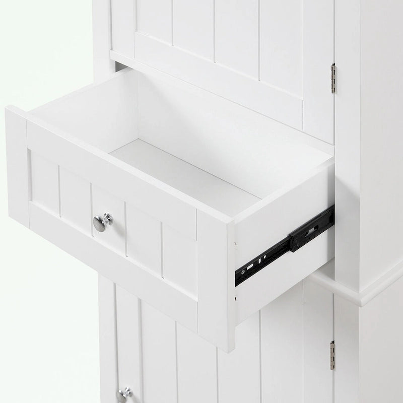 Bathroom Storage Cabinet with Drawer and Adjustable Shelf