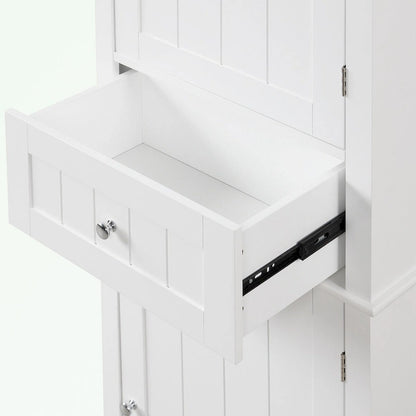 Bathroom Storage Cabinet with Drawer and Adjustable Shelf
