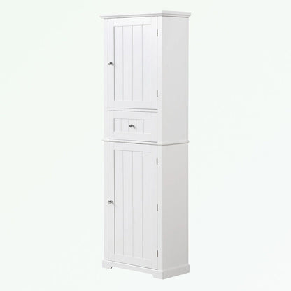 Bathroom Storage Cabinet with Drawer and Adjustable Shelf