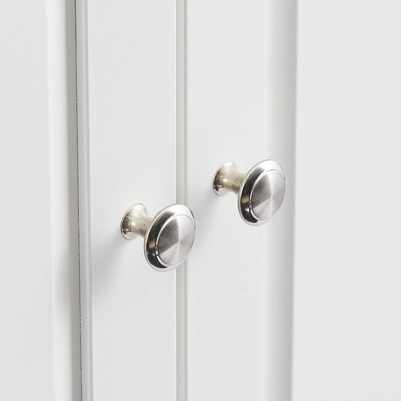 Tall Storage Cabinet with Three Drawers - N/A