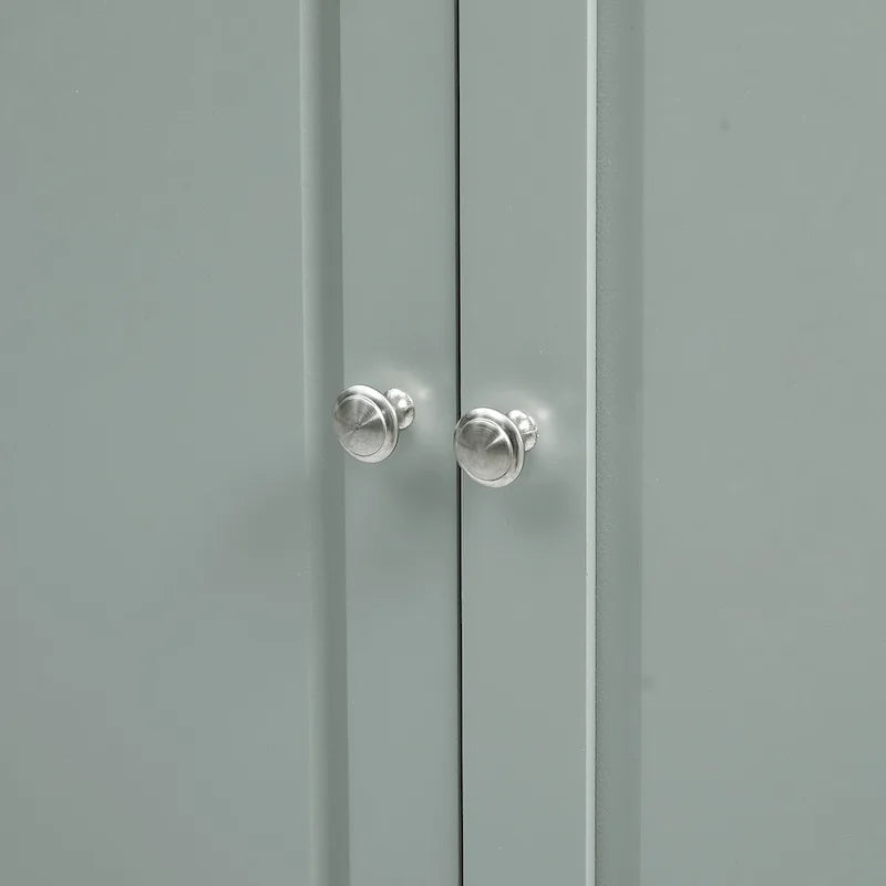 Tall Storage Cabinet with Three Drawers - N/A