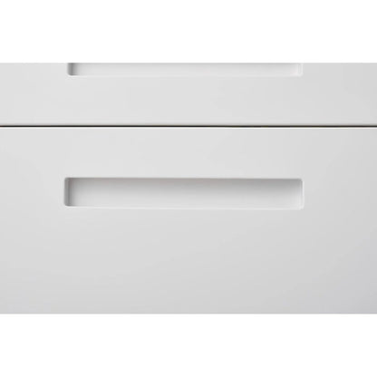 3 Drawer Mobile File Cabinet,Versatile Cabinet,5 Wheel Design Anti-Tilting Cold Rolled Steel Waterproof Moisture-Proof