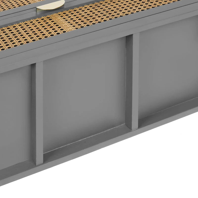 Rattan 3-Drawers Cabinet