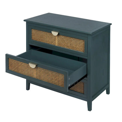 Rattan 3-Drawers Cabinet