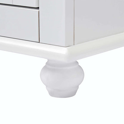 Tall Storage Cabinet with Two Drawers