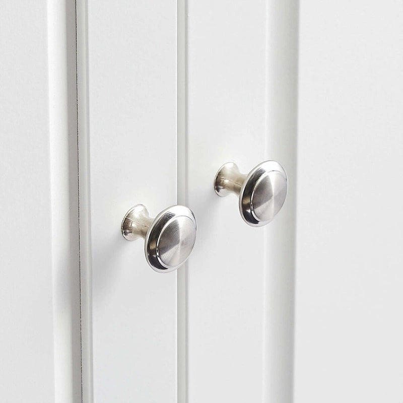 Tall Storage Cabinet with Two Drawers