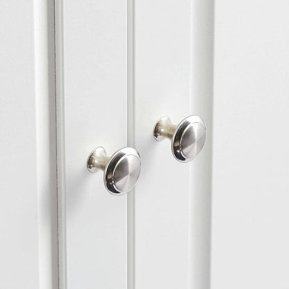 Tall Storage Cabinet with Two Drawers