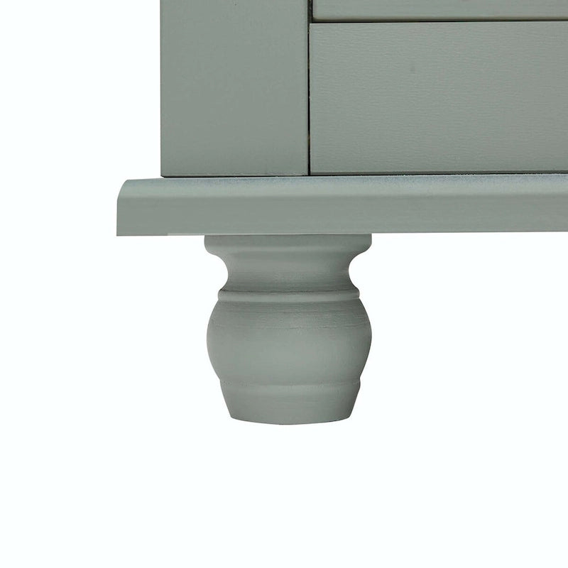 Tall Storage Cabinet with Two Drawers