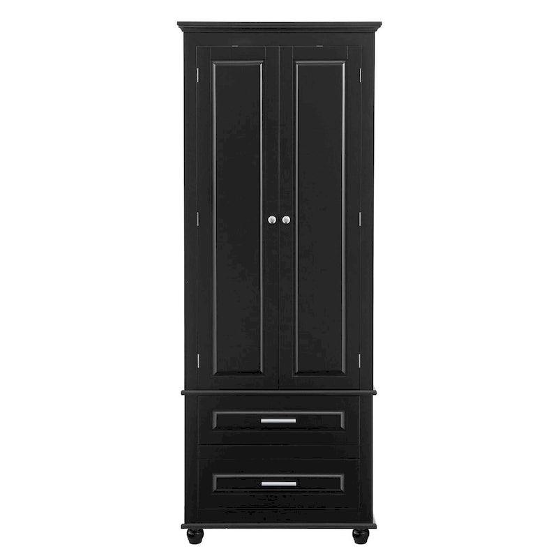 Tall Storage Cabinet with Two Drawers