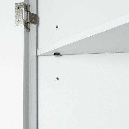 Triangle Bathroom Storage Cabinet with Adjustable Shelves